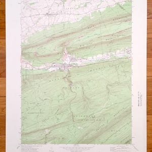 Mapa topográfico antiguo de Lykens, Pensilvania, 1969, del Servicio Geológico de EE. UU.: Wiconisco, Jefferson, Gratz, Rush, Bosque Estatal de Haldeman, Montaña Berry