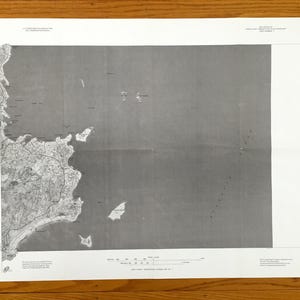 Antike Rockport, Massachusetts 1977 US Geologische Bodenübersicht Karte - Cape Ann, Essex County, Pigeon Cove, Thatcher Island, Cape Hedge, MA