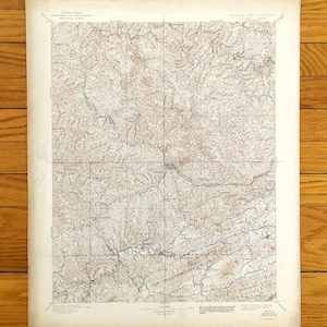 Carte topographique antique de Tazewell, Virginie, 1897 US Geological Survey - McDowell, Buchanan, Russell, comté du Wyoming, forêt de Jefferson, Virginie-Occidentale
