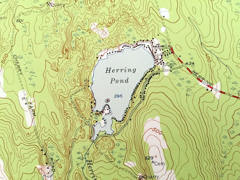 Antique Chepachet Rhode Island 1955 US Geological Survey Etsy