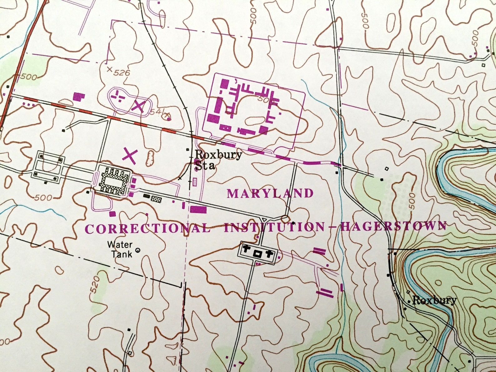 Antique Funkstown Maryland 1953 US Geological Survey Etsy