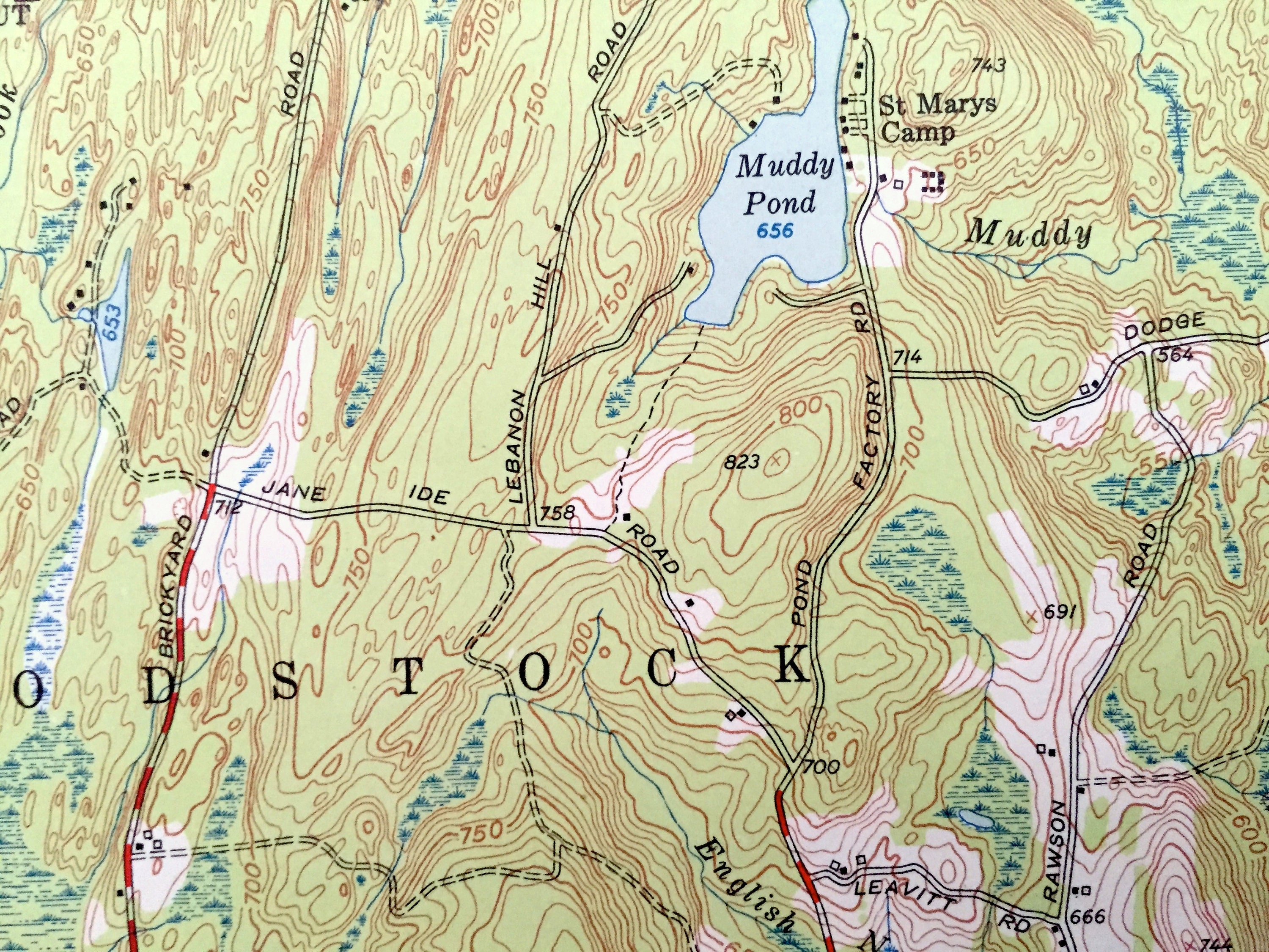 Antique Southbridge Massachusetts 1952 US Geological Survey Etsy