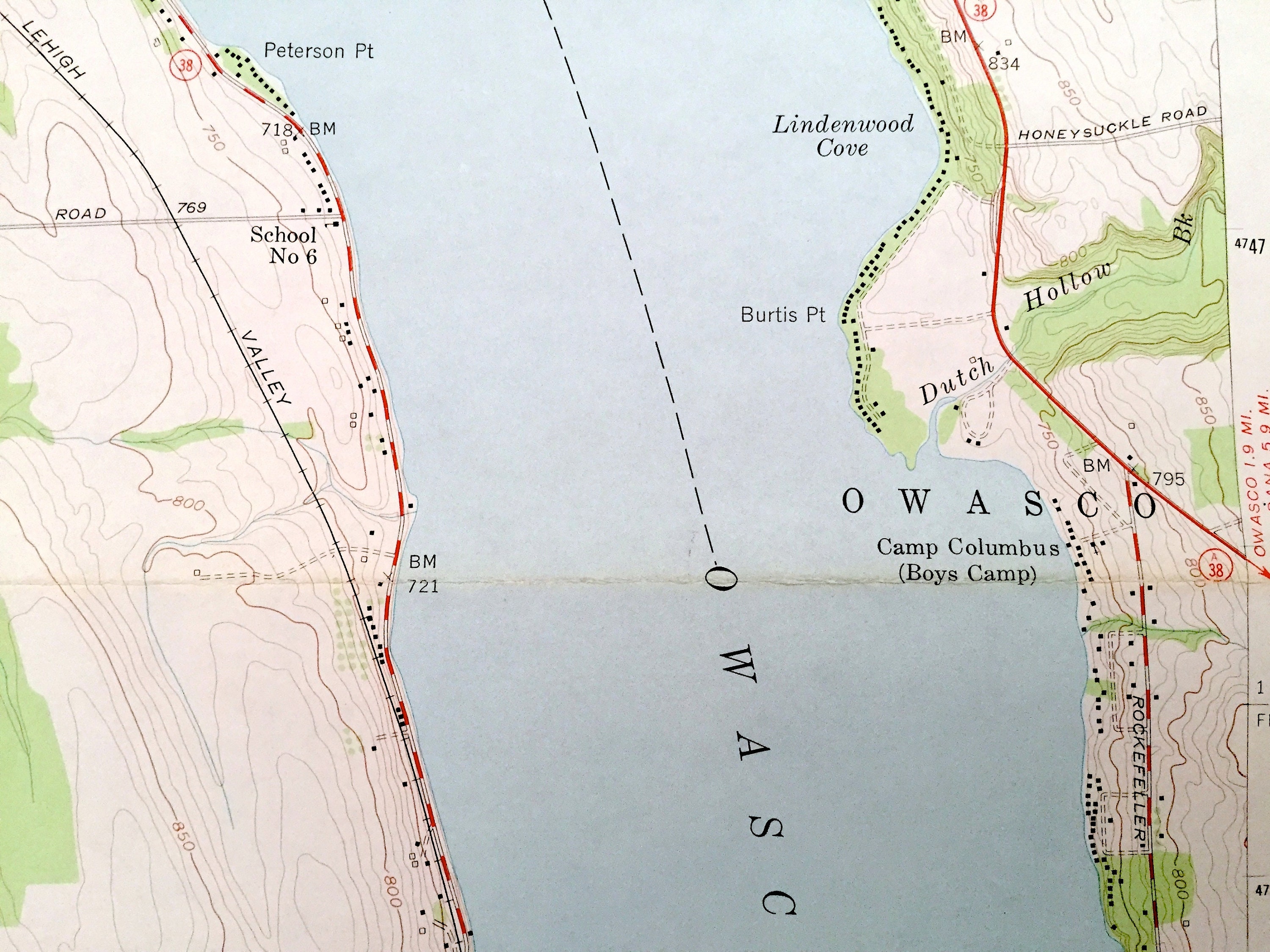 Antique Scipio Center New York 1956 US Geological Survey Etsy
