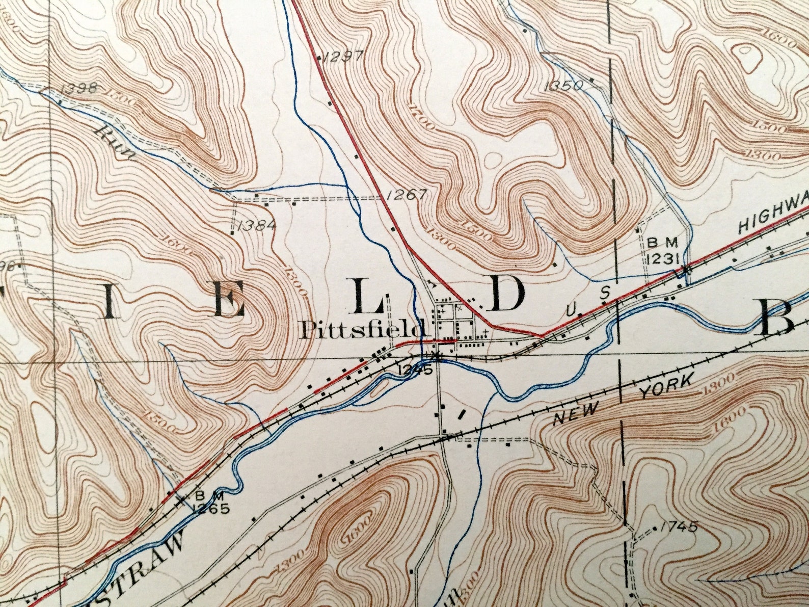 Antique Youngsville Pennsylvania 1929 US Geological Survey Etsy