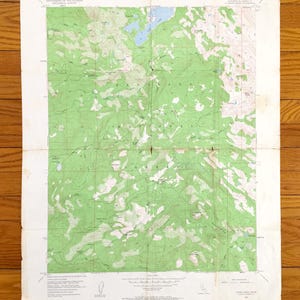 Antike Loon Lake, Kalifornien 1952 US Geologische Dienst Topographische Karte - El Dorado County, Eldorado National Forest, Van Vleck Spuren, CA