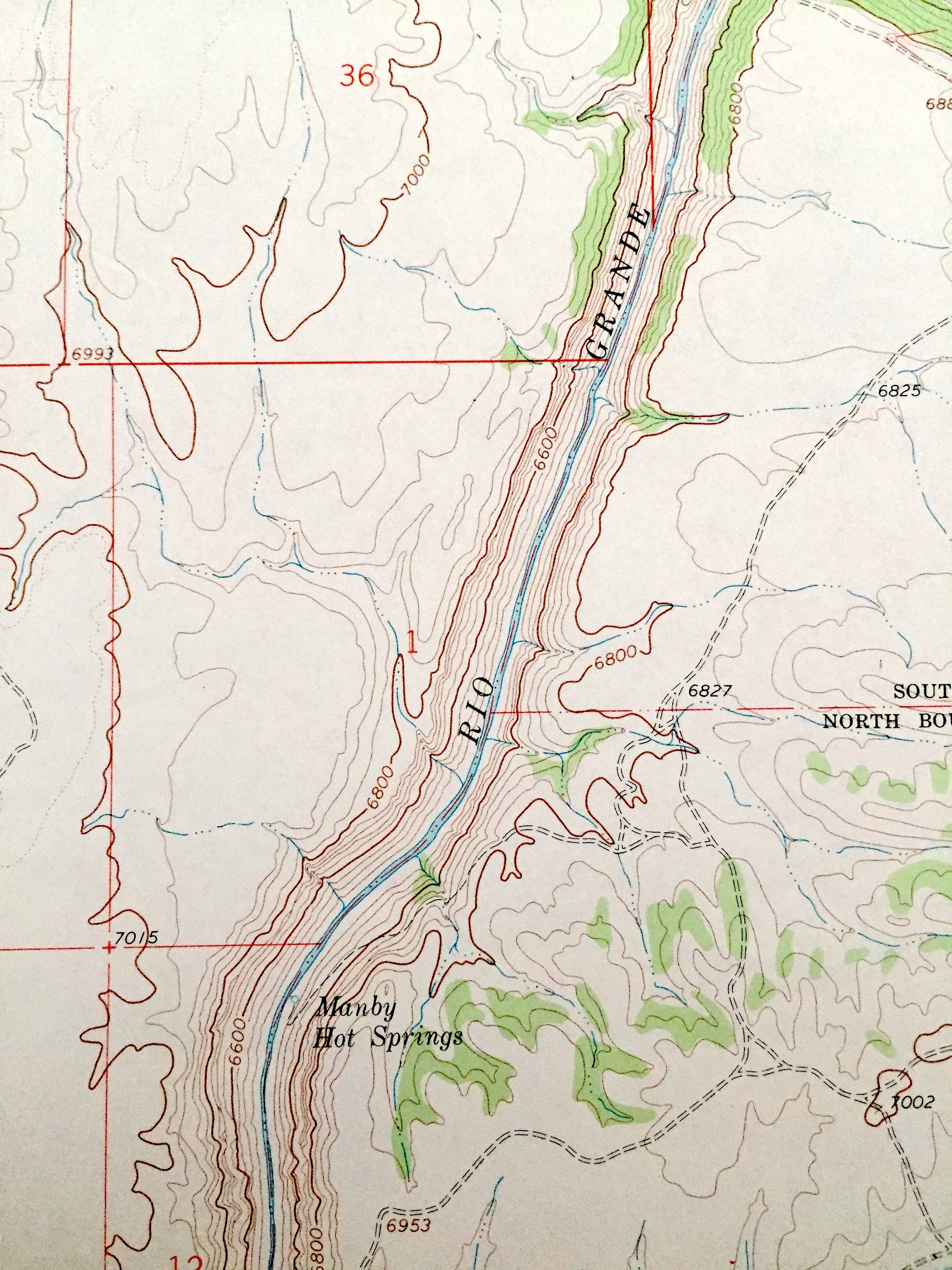 Antique Arroyo Hondo New Mexico 1963 US Geological Survey Etsy