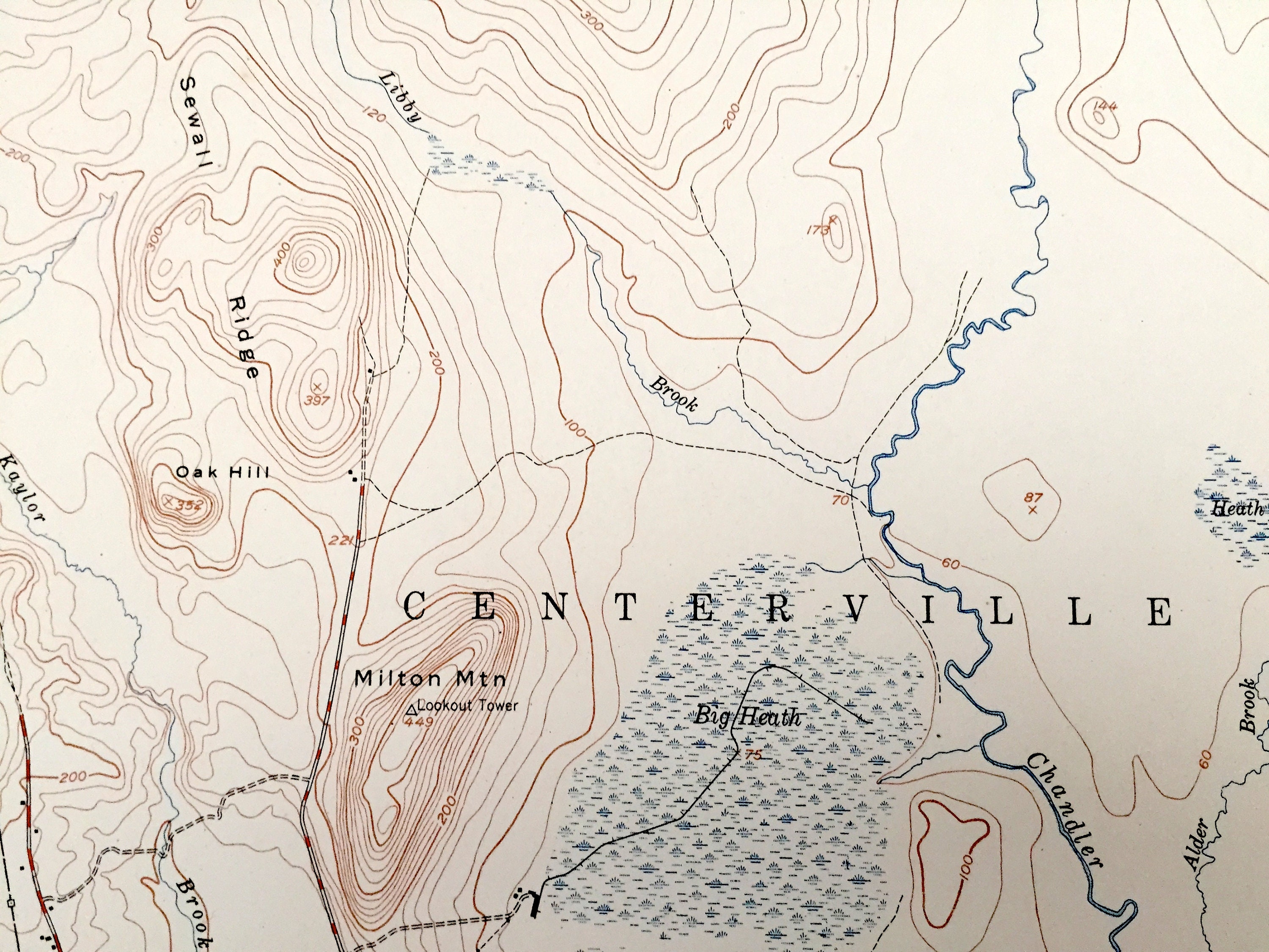 Antique Columbia Falls Maine 1951 US Geological Survey Etsy
