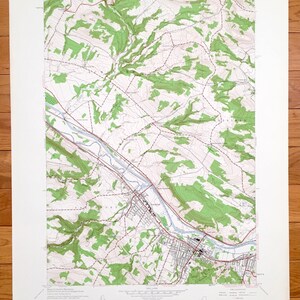 Antike Ilion, New York 1943 US Geological Survey Topographische Karte – Herkimer County, Frankfort, Schuyler, Mohawk, Corrado Corners, NY