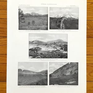 Pics espagnols antiques de 1901, photographies de formations rocheuses du Colorado - Carte topographique du Service géologique des États-Unis - San Isabel, comté de Huerfano, CO