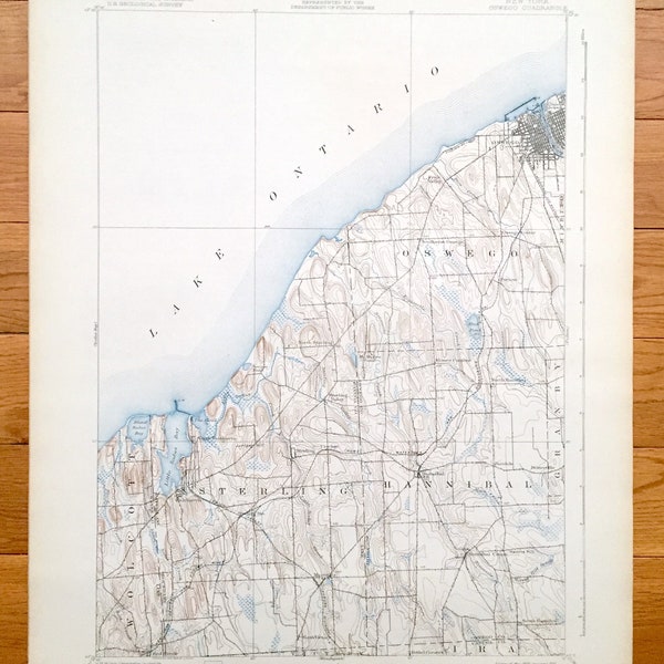 Topo Map of Hannibal Etsy