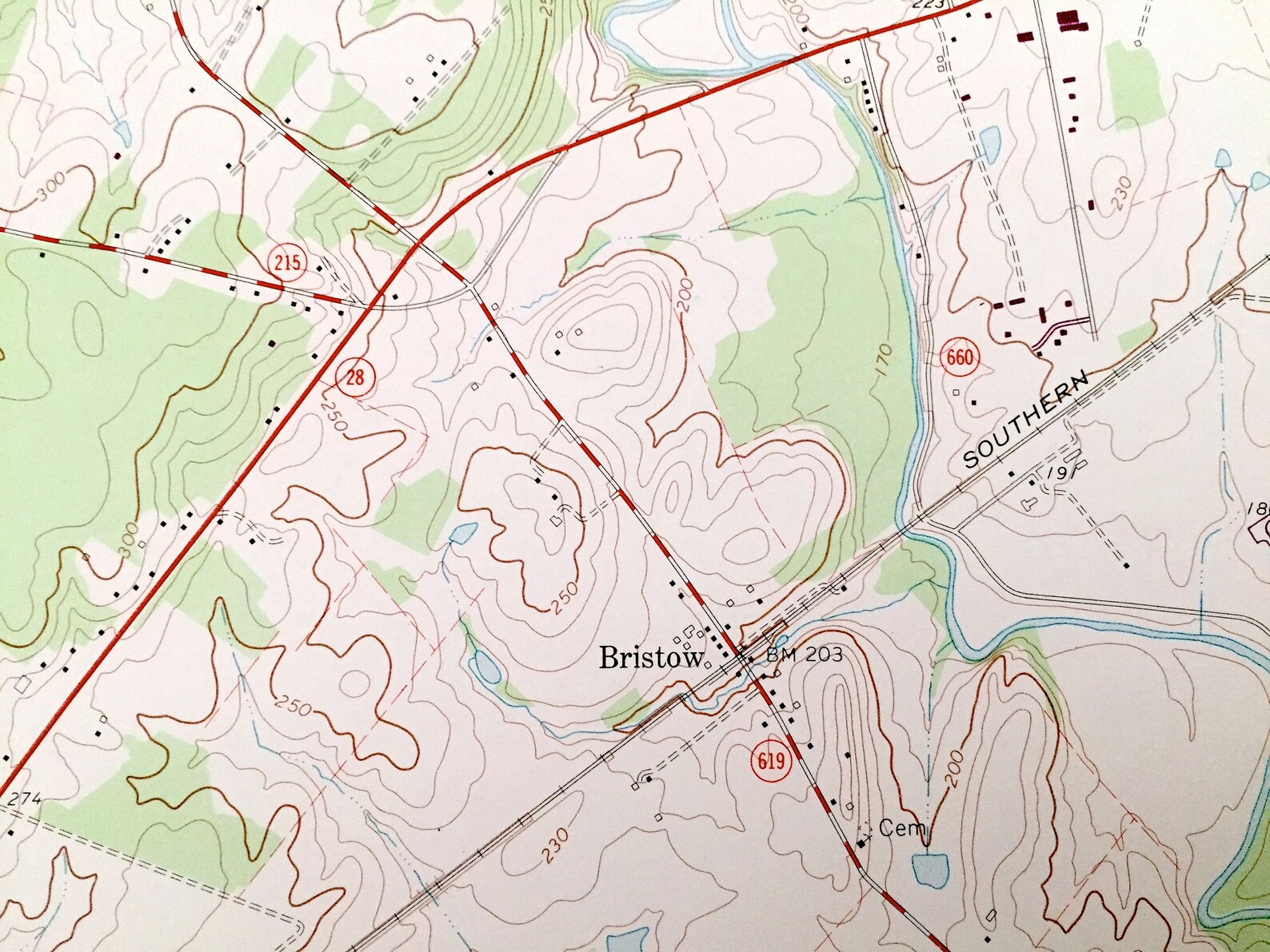 Antique Nokesville Virginia 1966 US Geological Survey Etsy UK