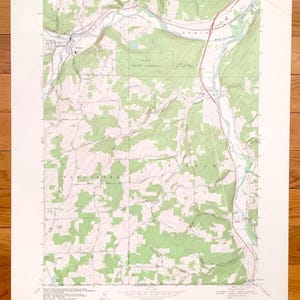 Antike Addison, New York 1969 US Geologische Untersuchung Topographische Karte – Steuben County, Erwin, Tuscarora, Presho, Lindley, Canisteo River, NY