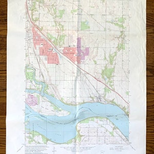 Antiker St Paul Park, Minnesota 1967 US 1967- 1967- 1967- Us-Amerikanisches Erhebungstopografisches Landkarte – Washington, Dakota County, Grey Cloud Island, Rosemount, MN