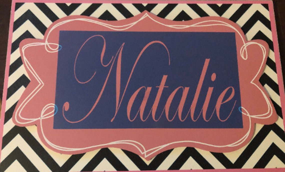 Name Stencil Adhesive Etsy