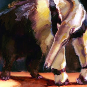 Giant Anteater ORIGINAL OIL PAINTING