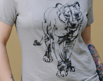 feminine tiger shirt