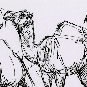 CAMELS ORIGINAL DRAWING