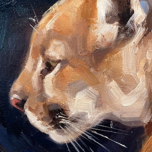 American Lion ORIGINAL OIL PAINTING