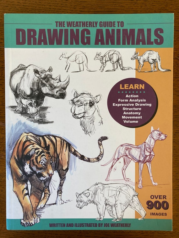 USED COPIES Weatherly Guide to Drawing Animals - Etsy USED COPIES Weatherly Guide to Drawing Animals - Etsy