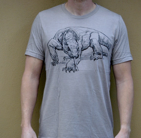 Komodo Dragon T Shirt Men S Unisex Fauna Shirts Quality Etsy