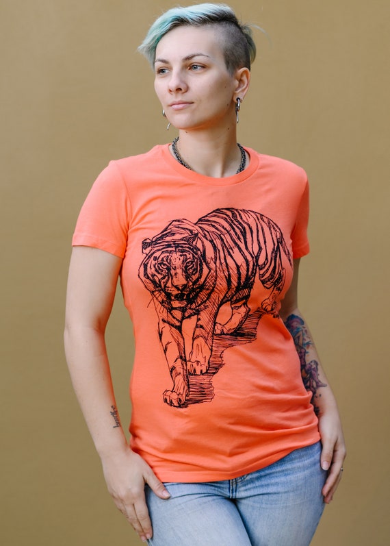 feminine tiger shirt