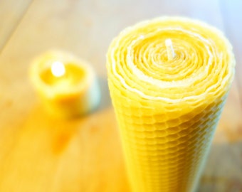 DIY Candle Kit, Craft Kit, Candle Making Kit, DIY Candles, Beeswax Pillar Candles, Waldorf Learning, Candle Making Supplies, Family Project