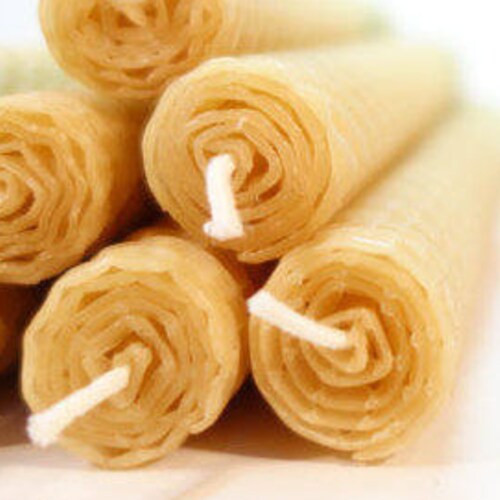 Taper Candle Making Kit 12 Candles Beeswax Candle Making Etsy