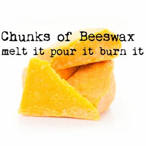 Raw Beeswax | Candle Making | Pure Beeswax | Beeswax for Candle Making Supplies | Unfiltered Beeswax | Natural Beeswax | Bees Wax |