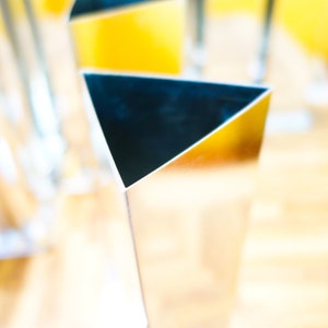 Tall Triangle Candle Mold // Triangle Pillar Mold // Metal Candle Mold // Beeswax Candle Mold // Pillar Candle Mold // Pillar Candle Mold