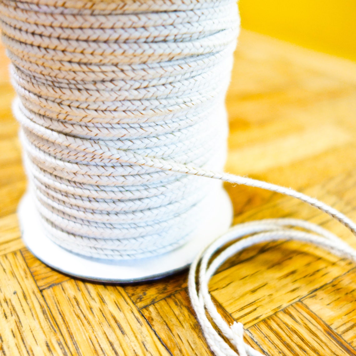 Flat Braid Wick All Sizes Cotton Candle Wicks Pillar Candle Etsy