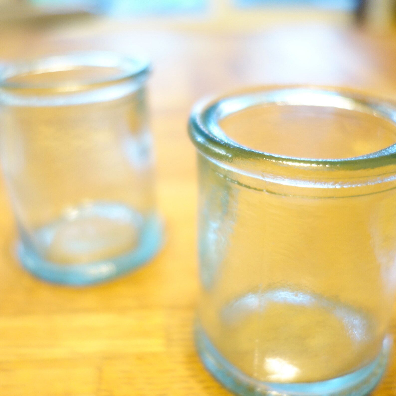 Glass Candle Holder Made From Recycled Spanish Glass Candle Etsy