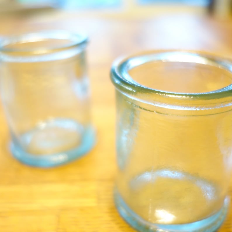 Glass Candle Holder made from Recycled Spanish Glass Candle Etsy