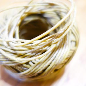Hemp Candle Wick Hemp Wick for Candle Making / Hemp Wick Candle / Hemp Beeswax Candle / Beeswax Hemp Wick / Natural Candle Wicks image 6