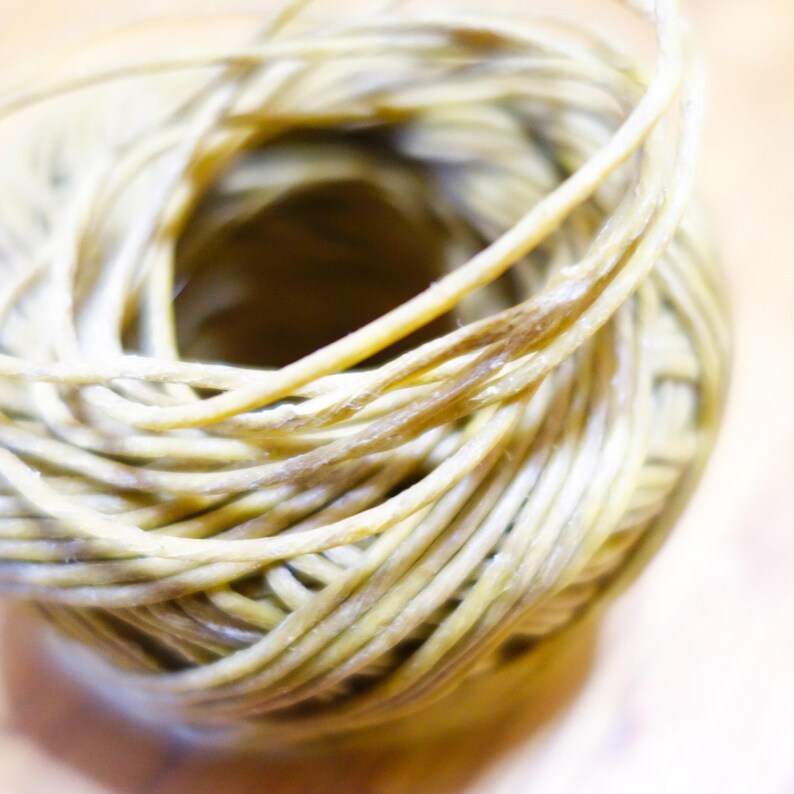 Hemp Candle Wick Hemp Wick for Candle Making / Hemp Wick Candle / Hemp Beeswax Candle / Beeswax Hemp Wick / Natural Candle Wicks image 6