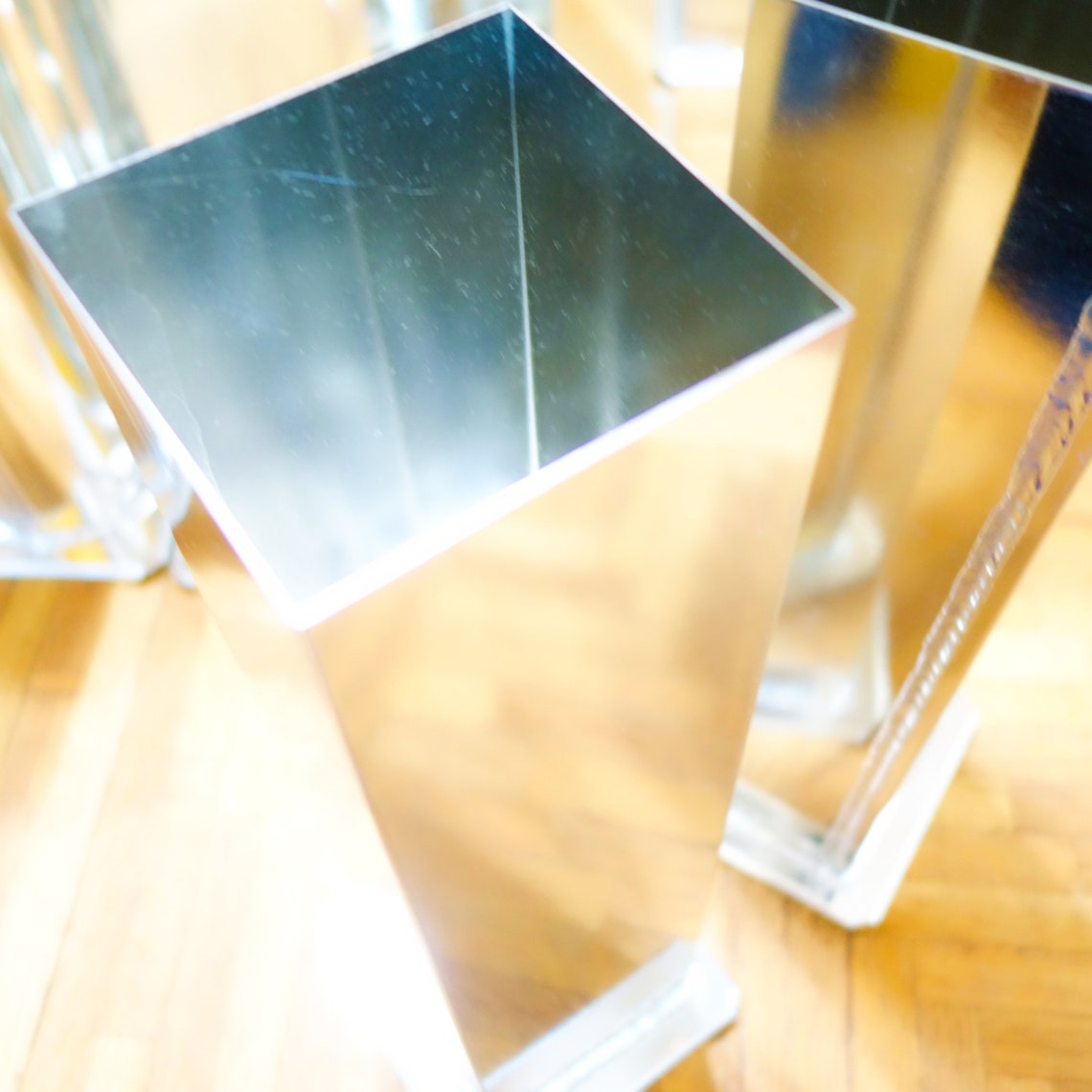 Tall Square Candle Mold // Square Pillar Mold // Metal Candle Etsy