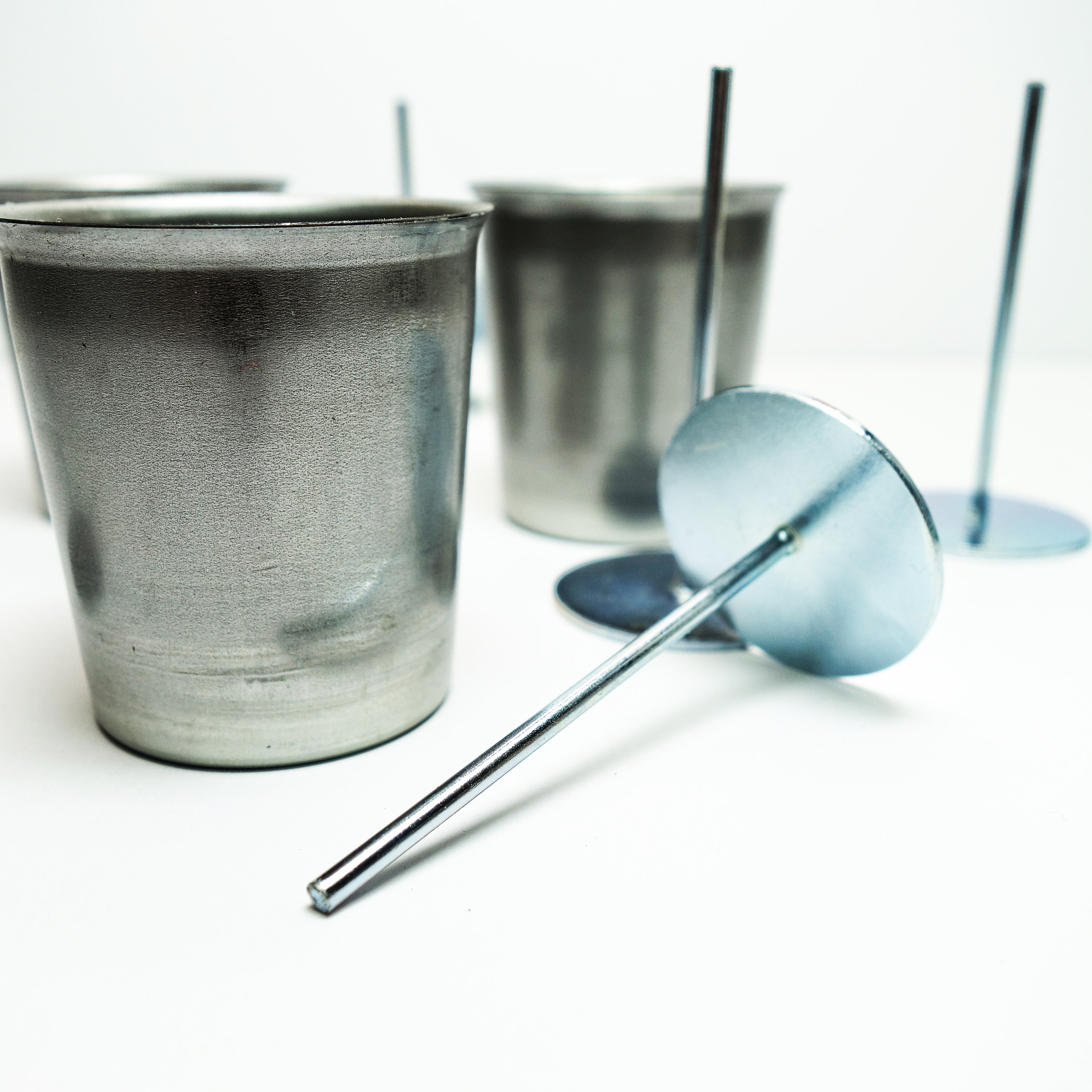 Votive Candle Mold With Wick Pin Metal Candle Molds Candle Etsy UK