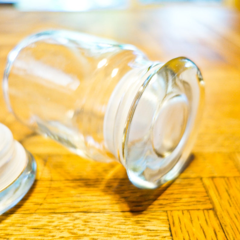 Small Glass Candle Jar with Glass Lid 5oz Glass Jar Candle Etsy