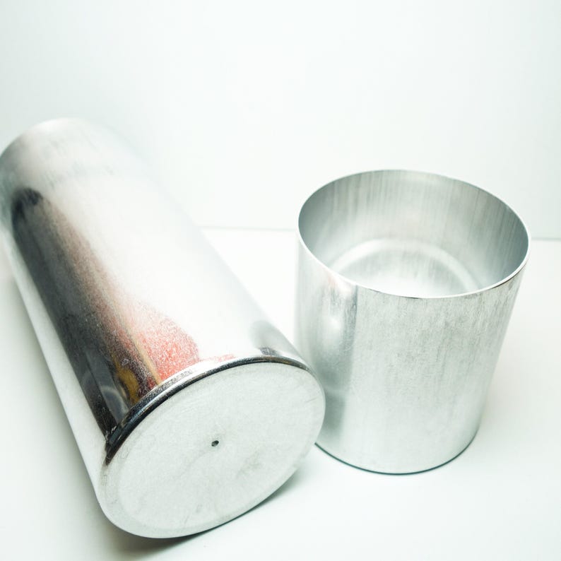 Molde para velas grandes, moldes para velas de pilar, molde para velas de 4 pulgadas, fabricación de velas de metal, molde para velas de pilar, vela de cera de abejas, suministros para hacer velas imagen 9
