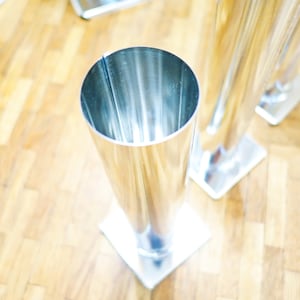 Tall and Skinny Round Candle Mold // Metal Candle Mold // Beeswax Candle Mold // Pillar Candle Mold // Cylinder Candle Mold // Cylindrical