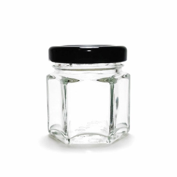 Hexagon Jars 4oz Hexagon Glass Candle Jar Hexagonal Glass Jar Hexagon Glass  Jar Candle Containers Empty Candle Jars With Lids 