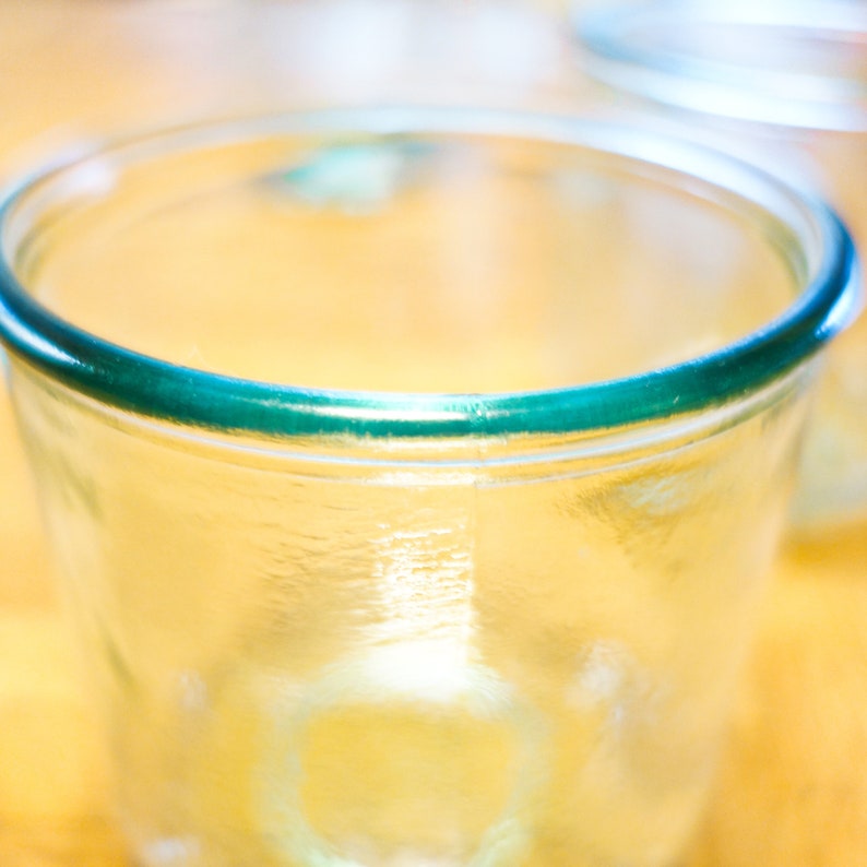 Glass Candle Holder Made From Recycled Spanish Glass Candle Etsy