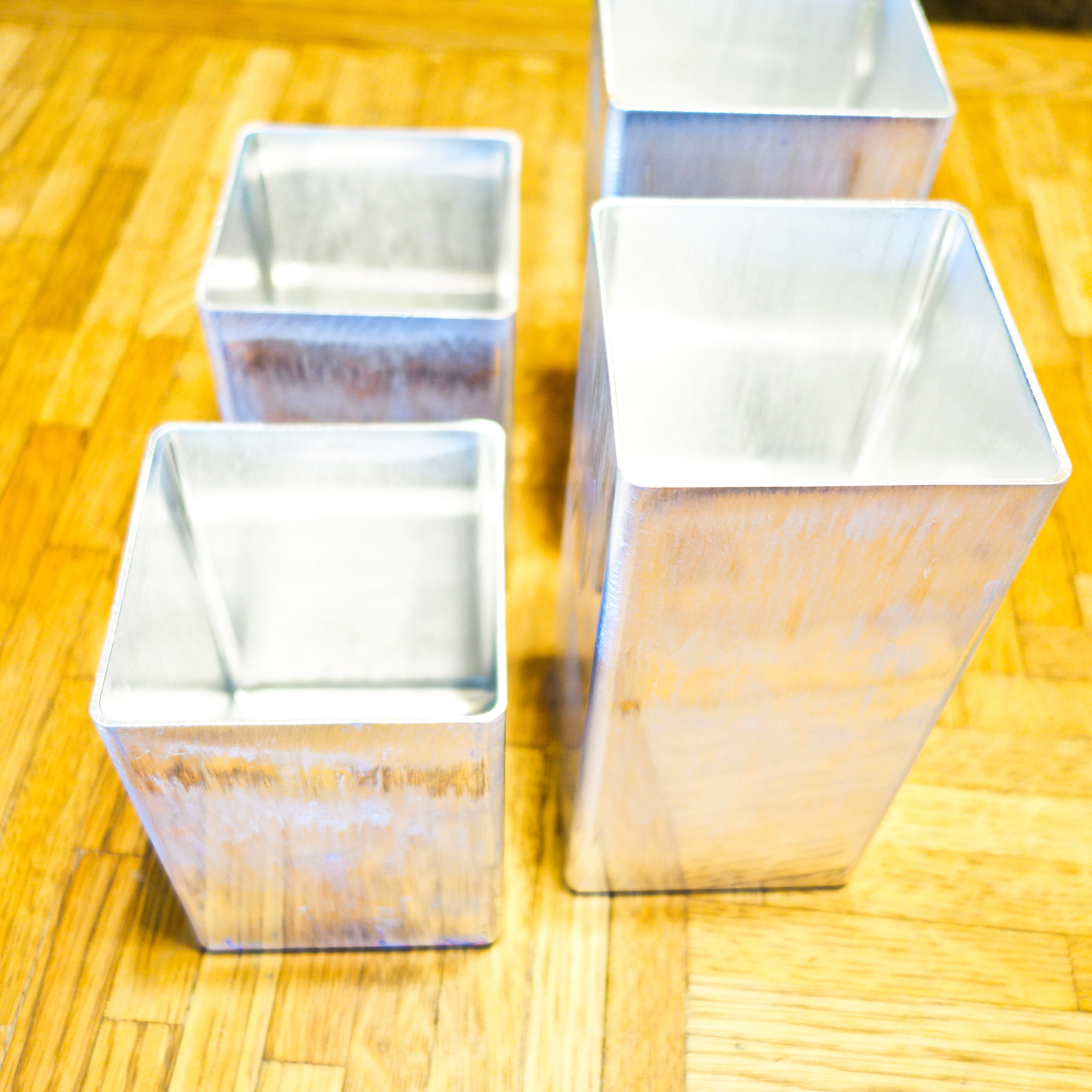 Square Candle Mold Square Pillar Candle Molds Aluminum Etsy UK