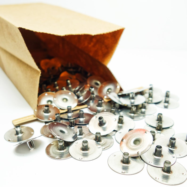 Wick Tabs for DIY Container Candles Wick Holders Candle Etsy