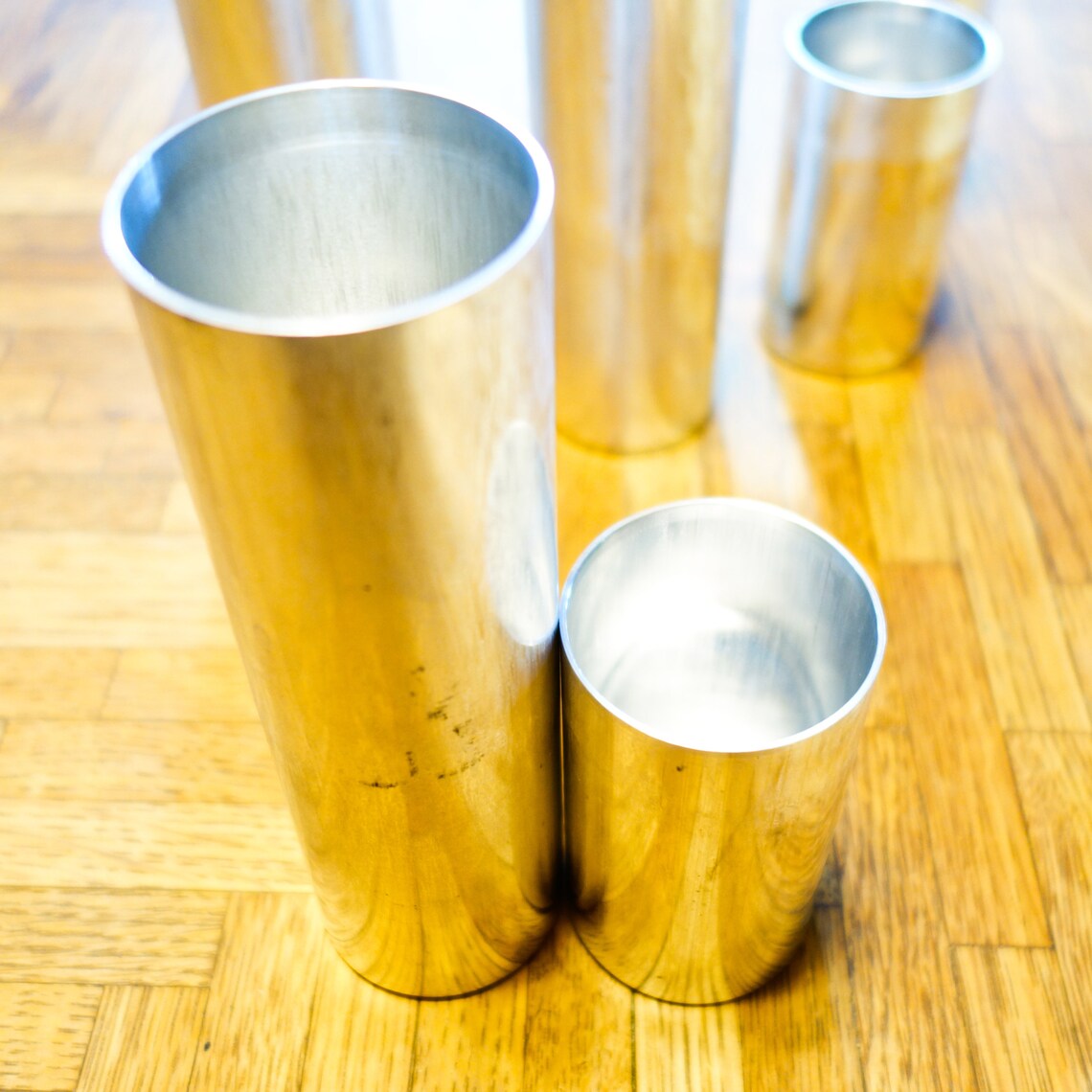 Metal Candle Molds 2 Inches Wide Pillar Candle Making Molds Etsy