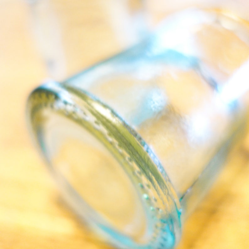 Glass Candle Holder made from Recycled Spanish Glass Candle Etsy