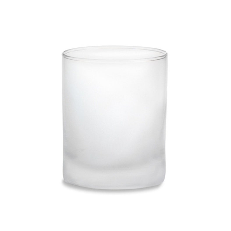 Frosted Candle Jar Frosted Candle Holder Candle Glass Jar Etsy