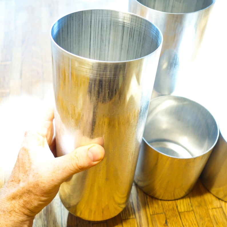 Molde para velas grandes, moldes para velas de pilar, molde para velas de 4 pulgadas, fabricación de velas de metal, molde para velas de pilar, vela de cera de abejas, suministros para hacer velas imagen 2