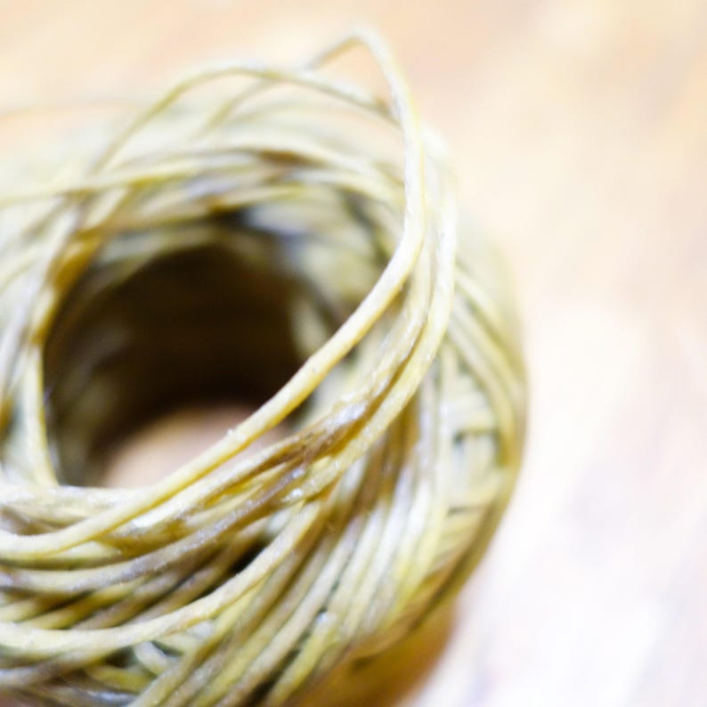 Hemp Candle Wick Hemp Wick for Candle Making / Hemp Wick Candle / Hemp Beeswax Candle / Beeswax Hemp Wick / Natural Candle Wicks image 8