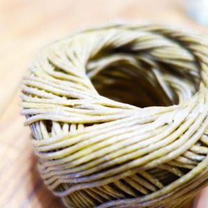 Hemp Candle Wick Hemp Wick for Candle Making / Hemp Wick Candle / Hemp Beeswax Candle / Beeswax Hemp Wick / Natural Candle Wicks image 5