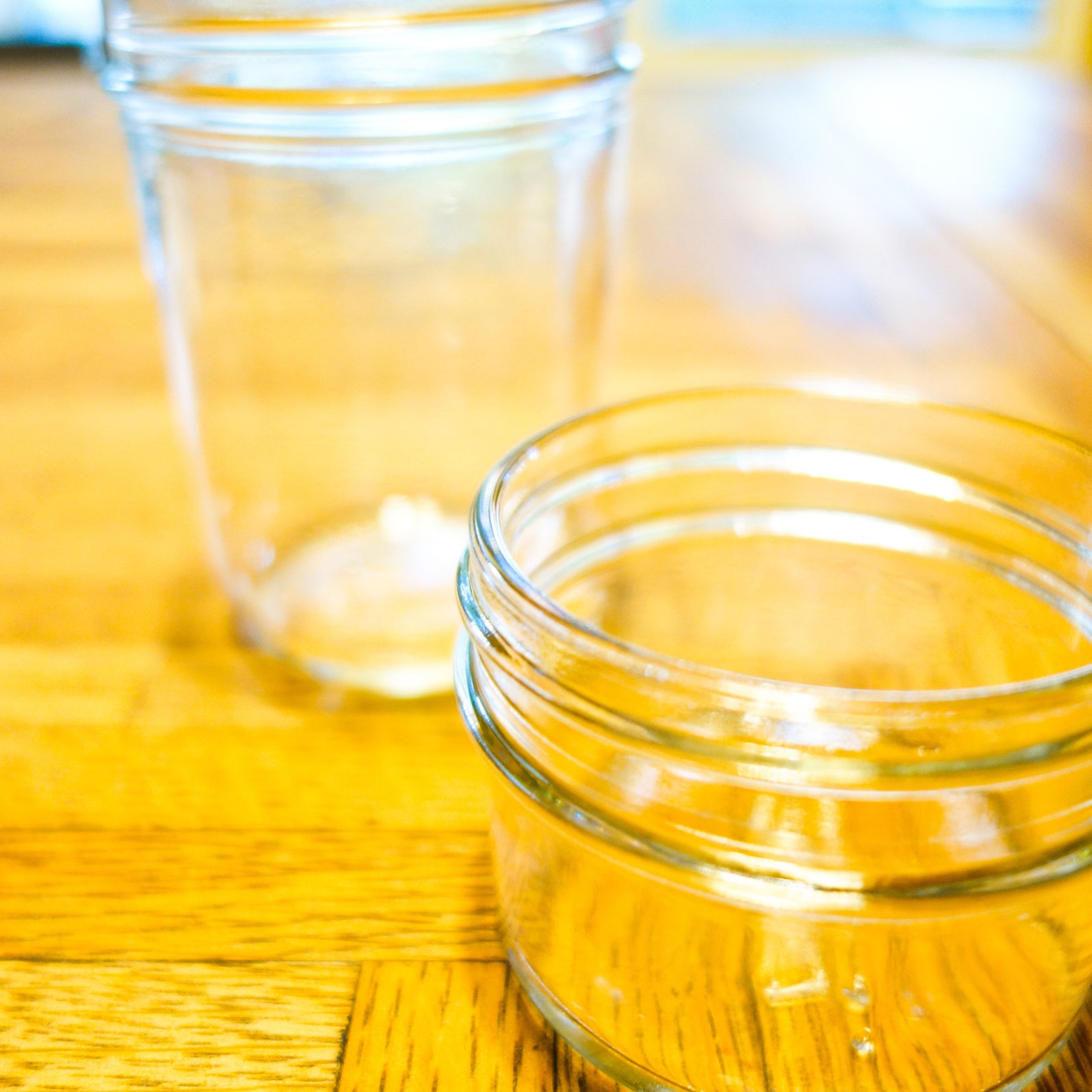 Tapered Candle Mason Jars 4oz or 8oz Jar Candle Glass Jar Etsy UK